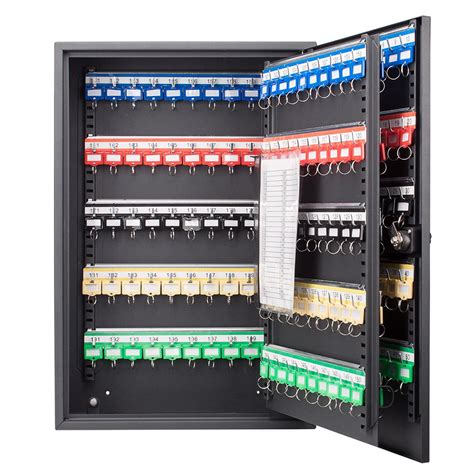 barska key cabinet 200 key capacity steel|combination lock key cabinets.